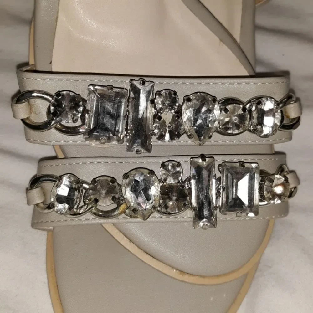 Pichy Large Diamond Kitten Heels From Thailand‎ 40